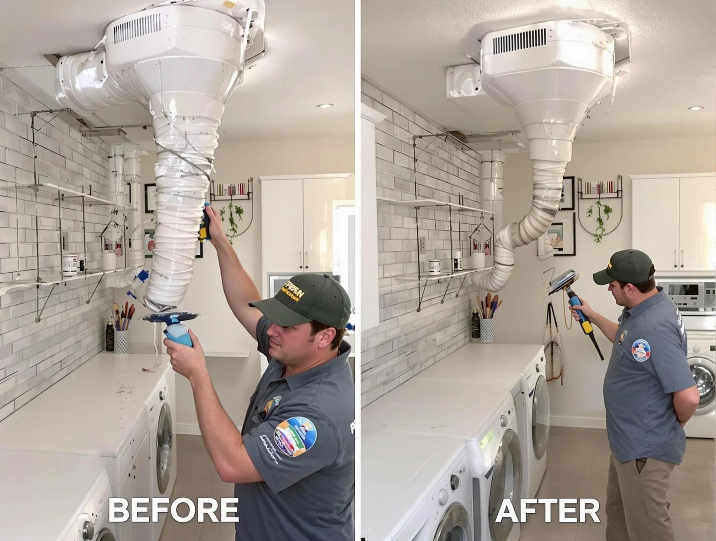 Professional dryer exhaust vent cleaning by Riverton Dryer Vent Cleaning in Riverton
