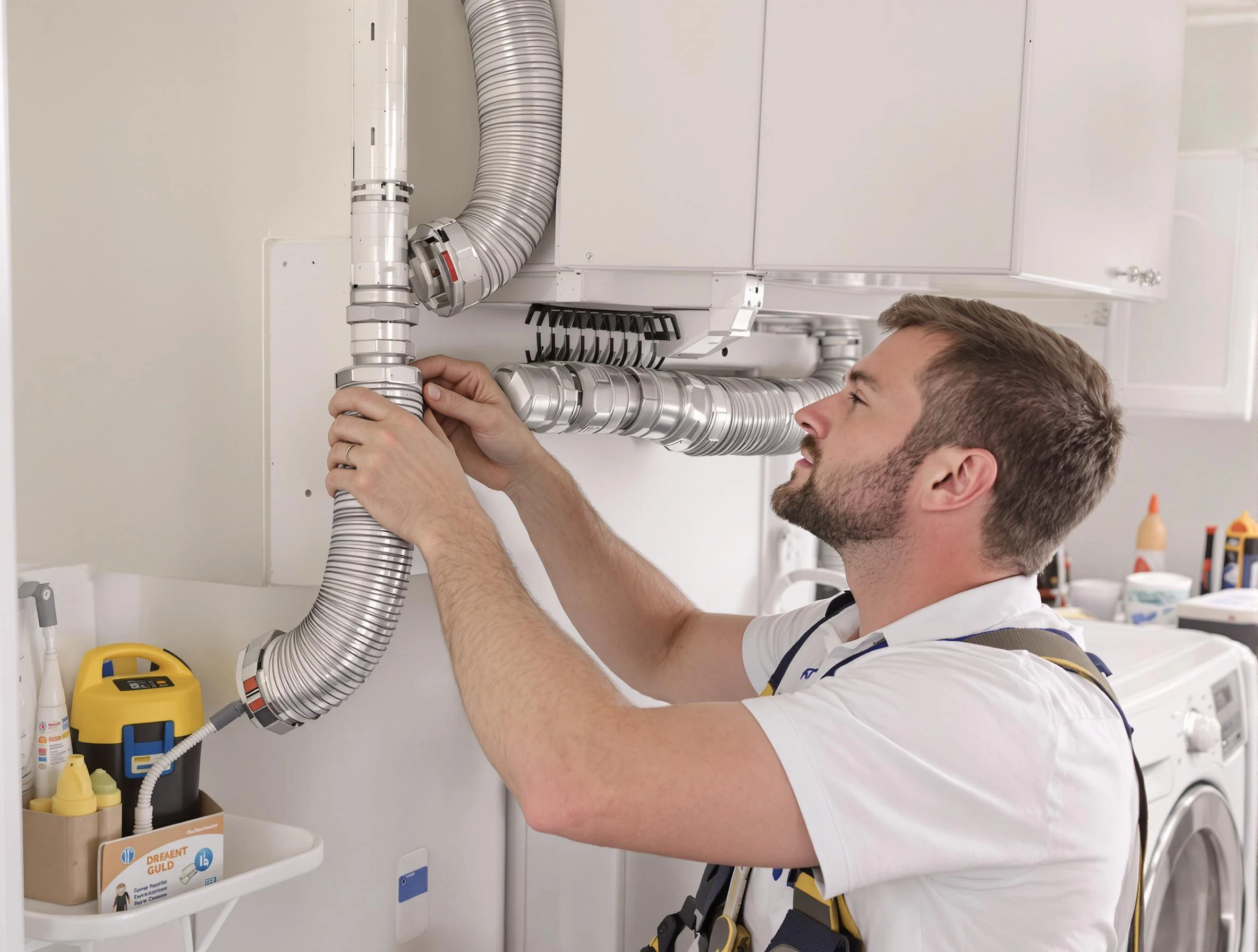Professional dryer vent repair and installation by Riverton Dryer Vent Cleaning in Riverton